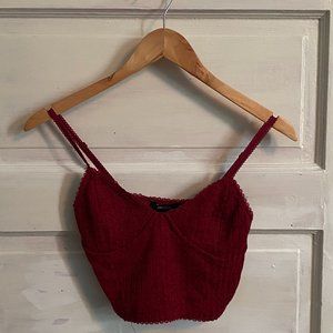 Forever 21 Red Crop Top